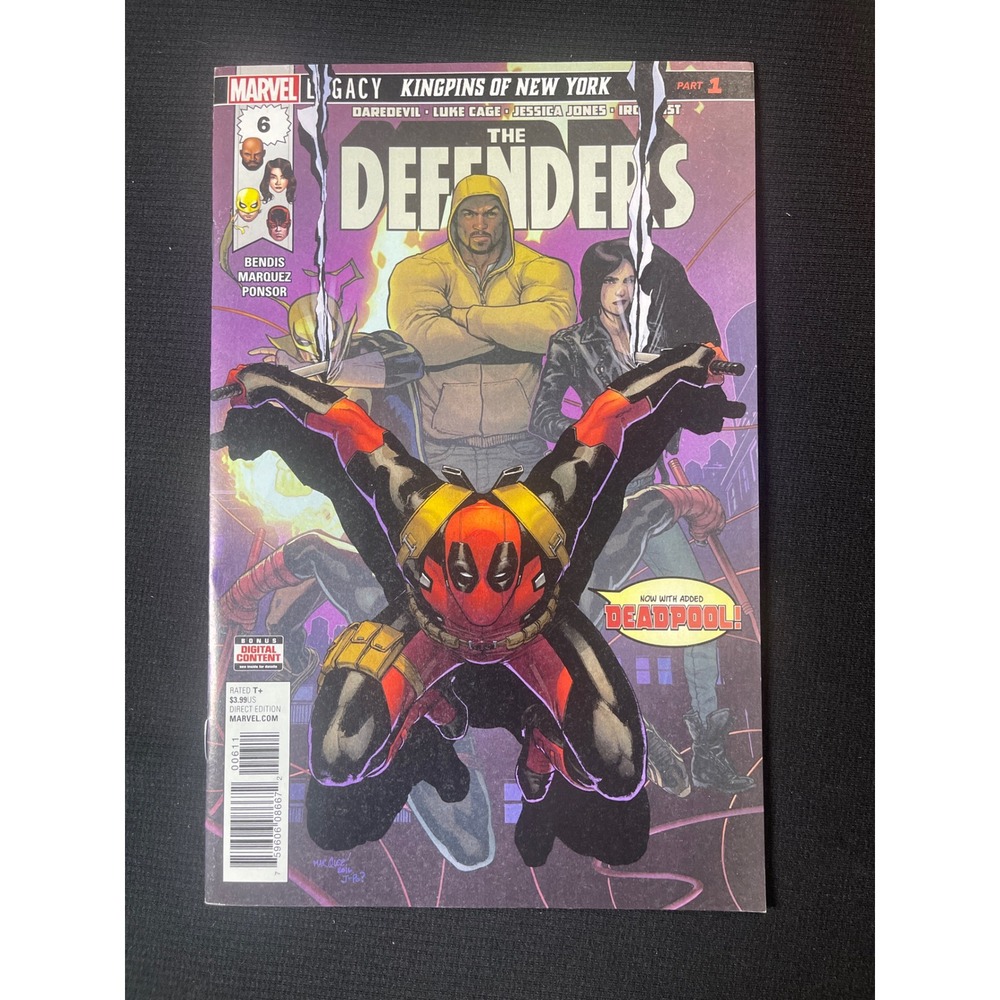 Marvel‎ The Defenders Kingpins of New York Comic Book Part 1 2018
